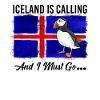 Iceland flag puffin