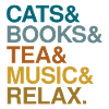 Cats Books Tea