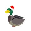 Duck Christmas Winter