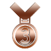 3. Platz Bronzemedaille