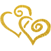 Golden hearts