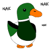 Duck kids cute animal motif