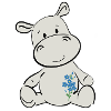 Happy hippo