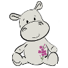 Happy hippo