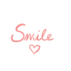 Smile lettering
