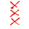 Three crosses