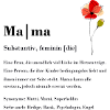 Mama Definition Text ART