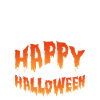 Happy Halloween Spooky House Scene