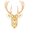 Deer Geometric Face Shirts