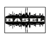 Basel Switzerland Travel Souvenir Skyline Silhouet