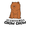 Livet er bedre med en Chow Chow hund