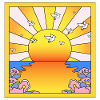 Kalifornien Orange Sunshine LSD Blotter