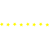 Línea de decoración de asteriscos dulces muy pequeñas estrellas