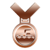 Bronze Swimming Award medal