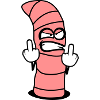 Evil worm design