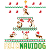 Beagles Feliz Navidog Merry Chritsmas