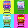 Tramway, pop art tram