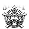 Sheriffstern Sheriff Offizier Polizei