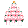 Christmas Tree Flamingo