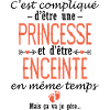 PRINCESSE ENCEINTE future maman