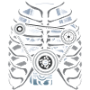 Skeleton mechanic auto engineer