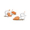 Salmon sushi