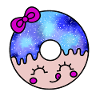 Donut galaxy kawaii