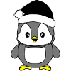 Pingouin de Noël