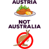 Österrike inte Australien - Schnitzel no Kangoroo
