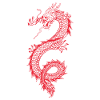 Cadeau t-shirt dragon japonais