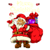 Weihnachtsmann Tannenbaum Heiligabend