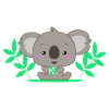 Cute koala baby