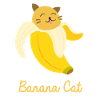 chat banane mignon
