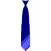 Cravate bleue