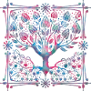 two-tone tree of life