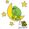 Janosch Frosch auf Mond