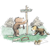 Janosch Tiger Und Bär Panama Schild
