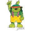 Janosch Emil Ours Vert Paix
