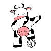 Volleyball Cow Dap