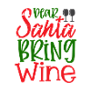 Lieber Weihnachtsmann Bring Wein | Weihnachtspullover