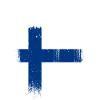 Suomi Distressed Finnish Flag