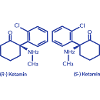 Ketamine racemate blue