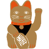 Waving cat