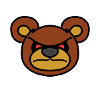Wütender Teddybär