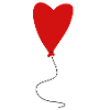 Montgolfière - coeur - heart ballon
