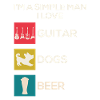 Guitar guitarist dogs beer