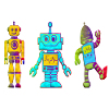 Image d'enfant robot