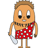 Stone age man egg