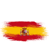 Spain Flag Brush Streaks