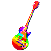 E Gitarre bunt